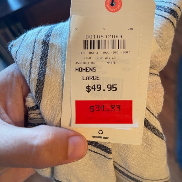 Billabong off the shoulder blouse - Picture 8 of 8